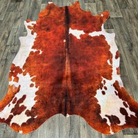 Турецкий ковер Cow 146 Белый-оранжевый